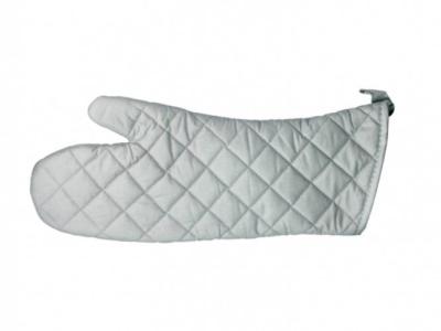 Silver Silicon Oven Mitts